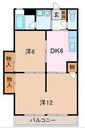 富士茜ハイツの物件間取画像